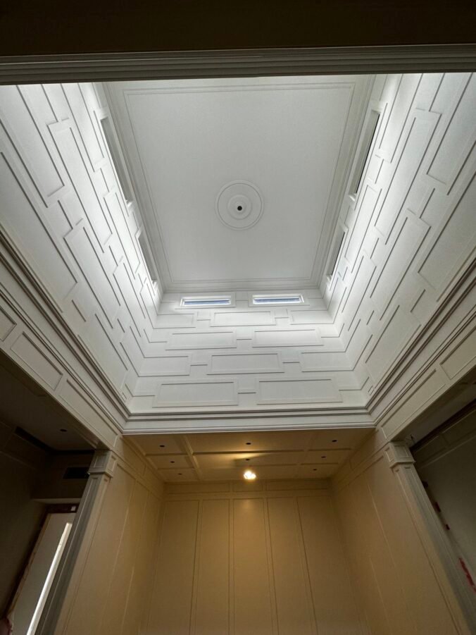 Custom wainscoting trim work