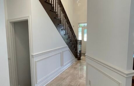Wainscoting installation