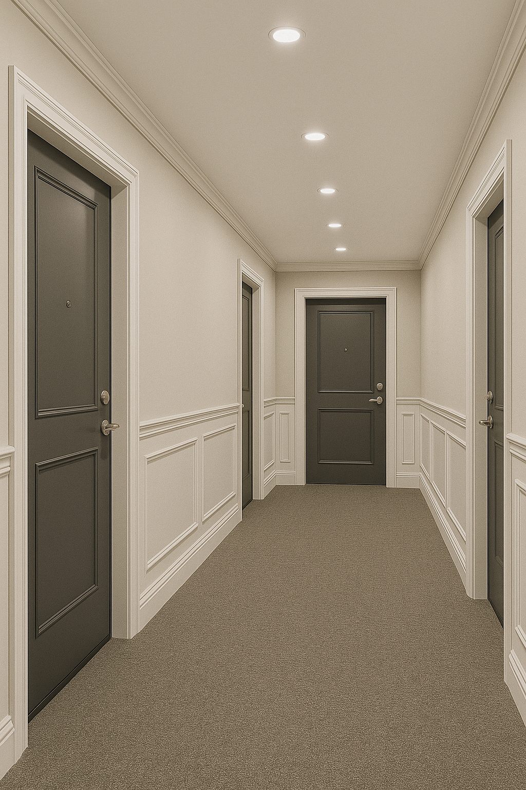 Commercial carpentry installation