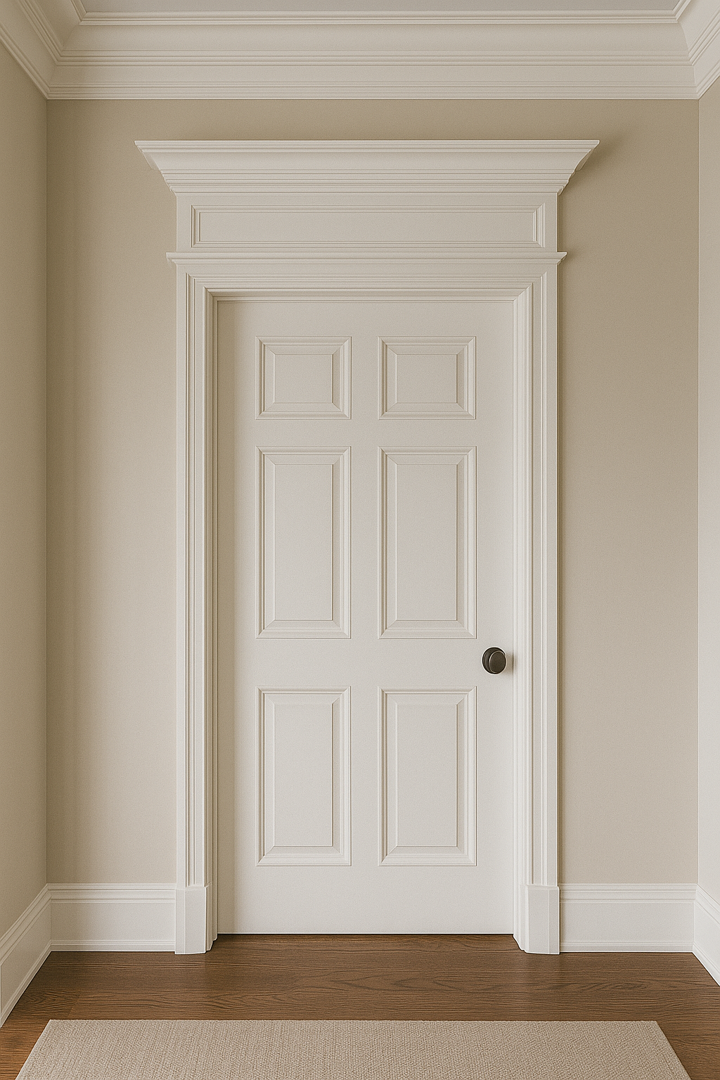 Door Casing with custom pediment kleinburg Door Casing with custom pediment kleinburg.