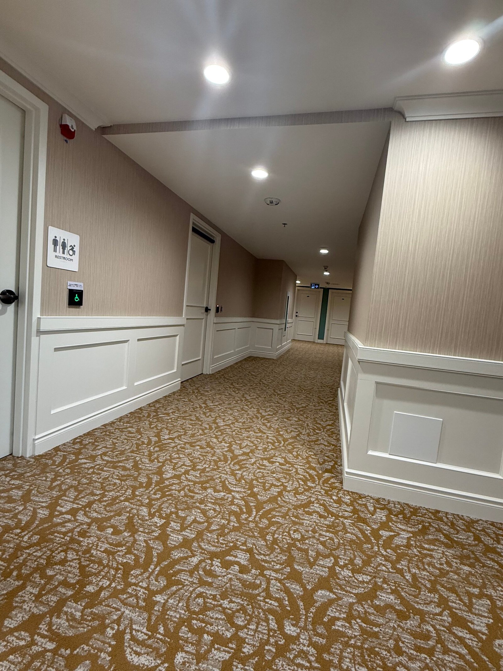 wainscoting hallway aurora