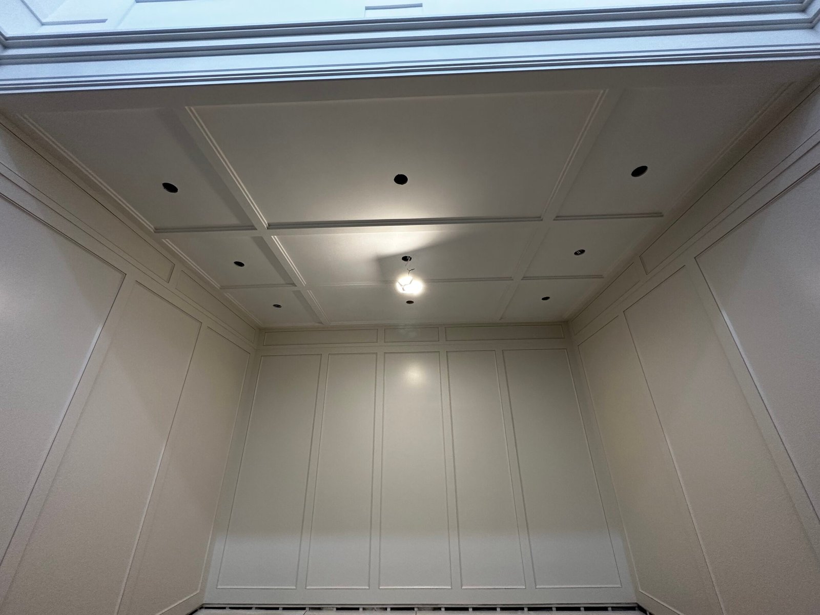 waffle ceiling design wainscotting and small waffle ceiling design